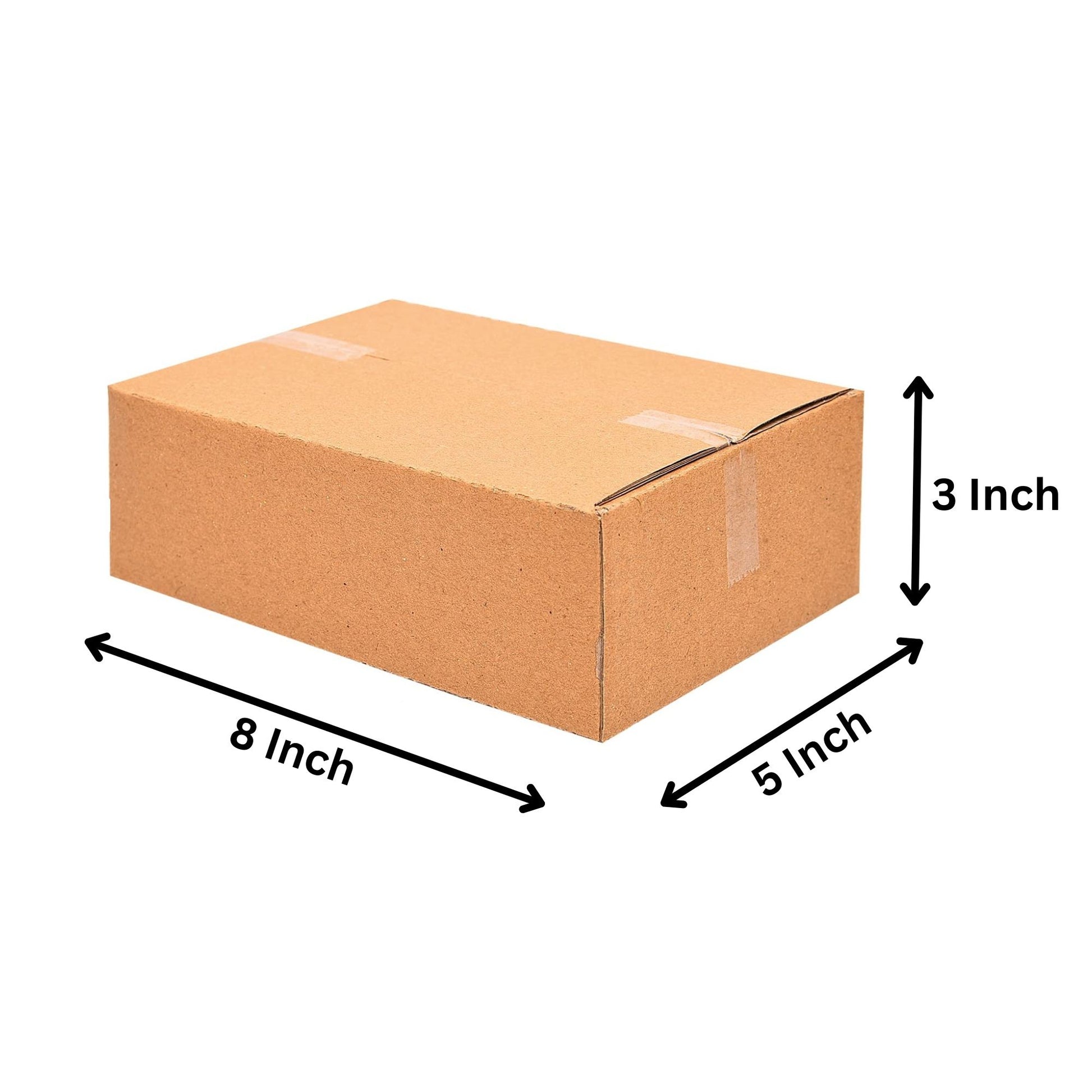 8x5x3 inch corrugated box