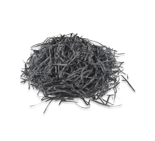 Charcoal Black Paper Shreds 50 Gram