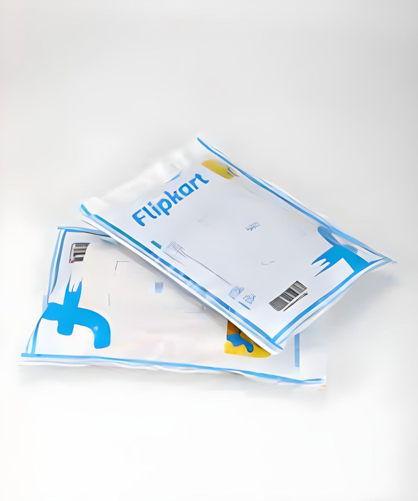 10x14 Flipkart Transparent Bag NON POD - RETAILVIBES